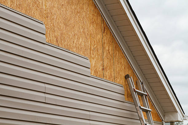 Professional Storm Damage Siding Repair technician working in Lanexa, VA